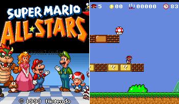 بازی Super Mario All Stars برای موبایل